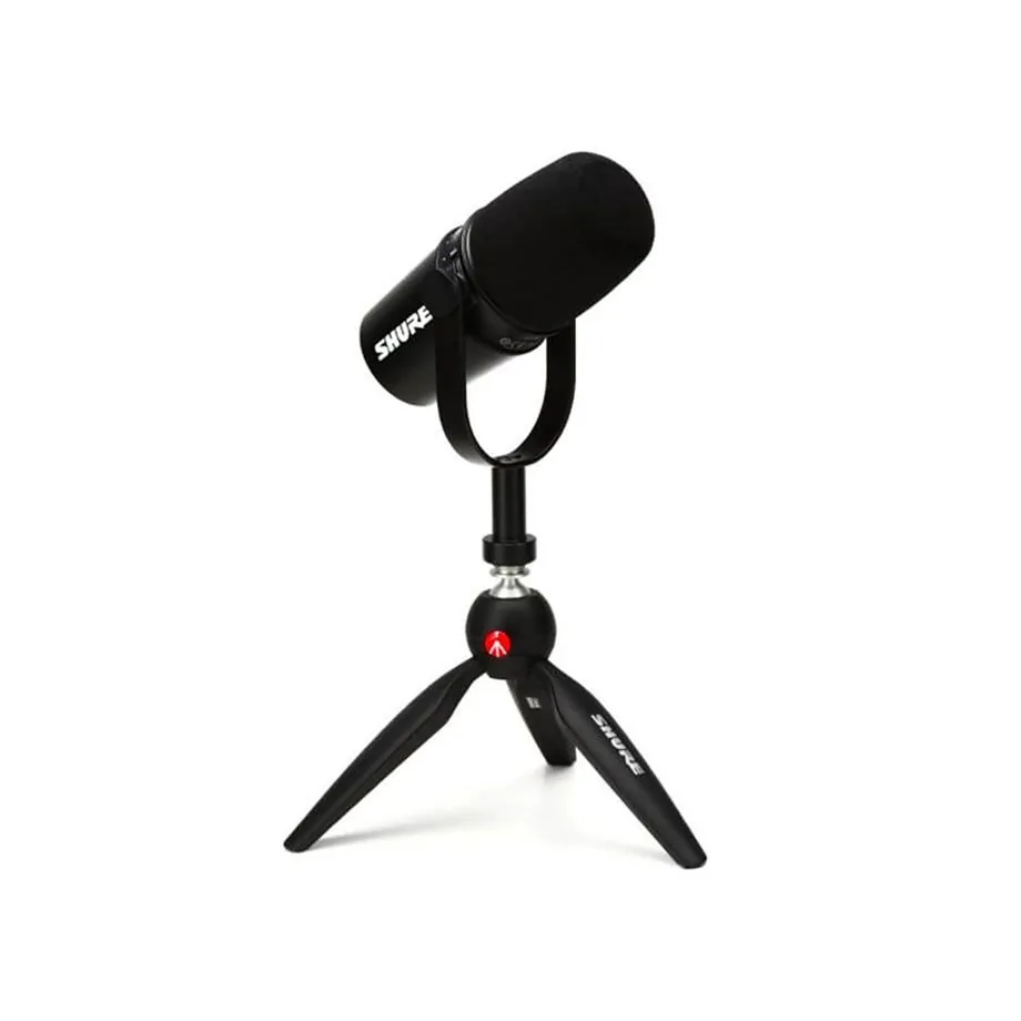 Podcast microphone kit available for rental