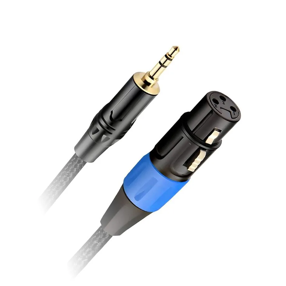 XLR to 3.5 mm audio cable available for rental