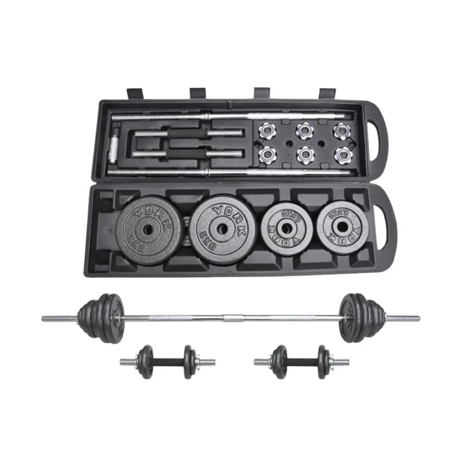 Adjustable dumbbell set available for rental