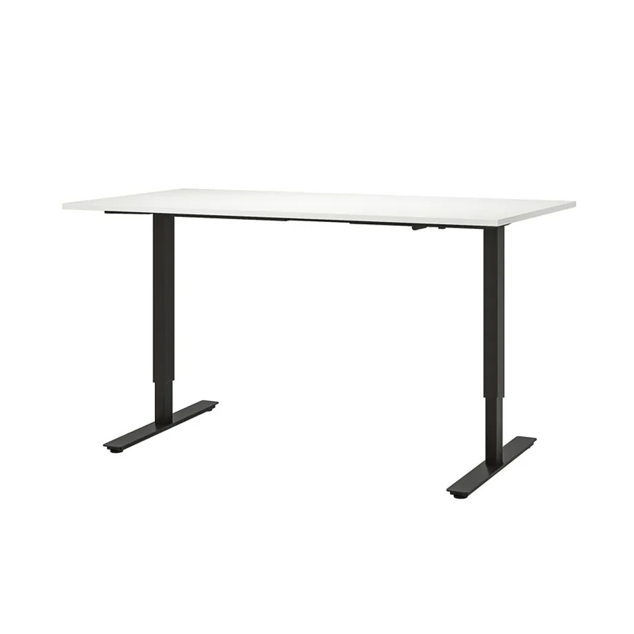 Manual height adjustable desk available for rental